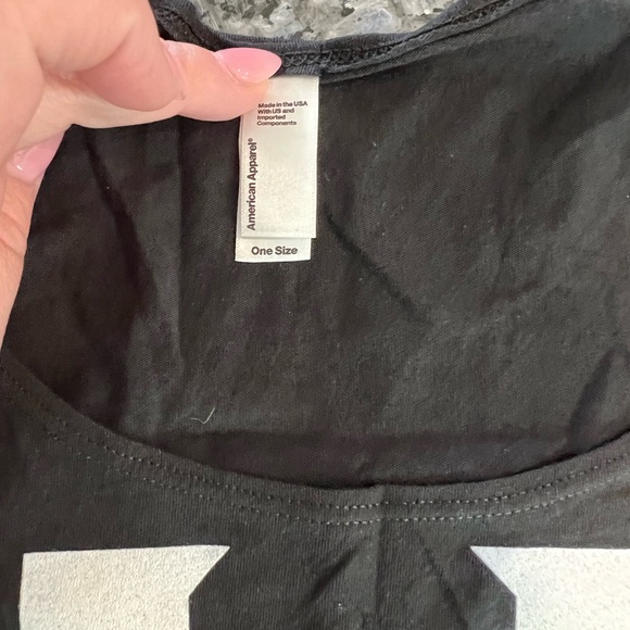 SOLD- NWT- Excision- X Rated Black Tee Crop Top- One Size - Picture 4 of 6